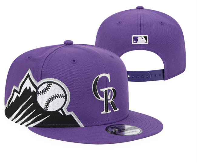 Colorado Rockies 2025 Stitched Snapback Hats 003